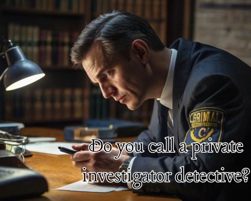 Investigator compares photos with case records.